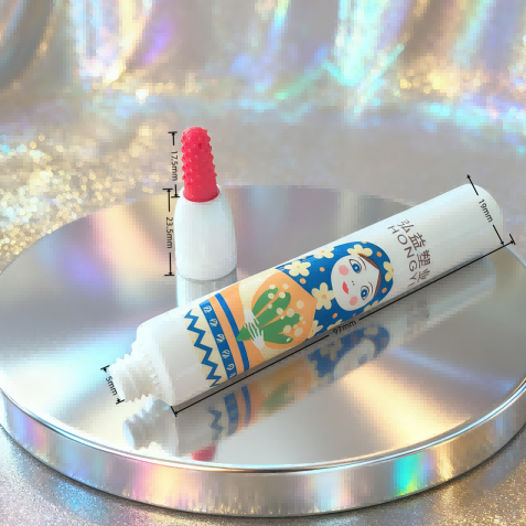 4 红色硅胶圆点状按摩管