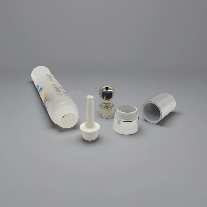 19 zinc alloy massage head plastic tube