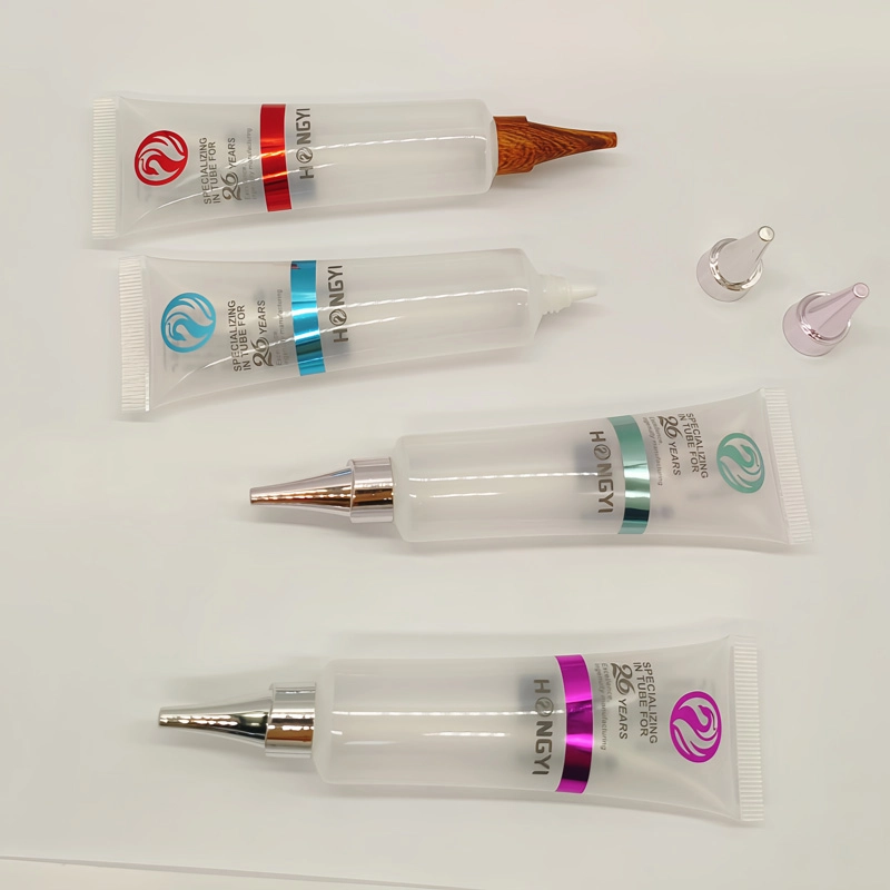 Transparent, Detachable, Pointed Tip, Oval-Shaped Tube