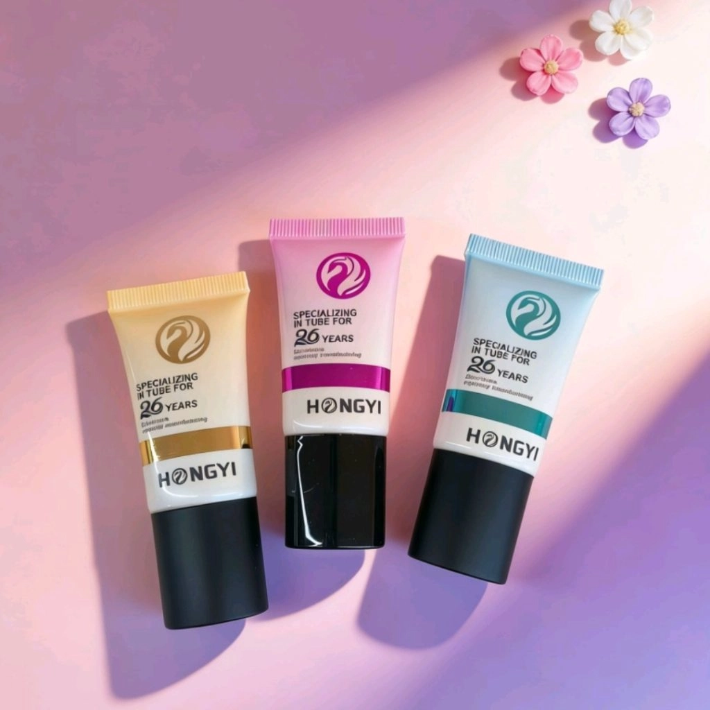 oval-shaped PE soft tube packaging container bottle