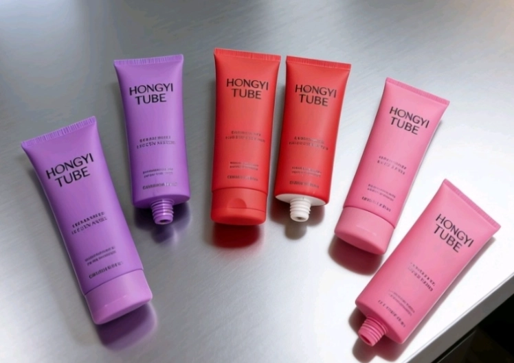 oval-shaped PE soft tube packaging material