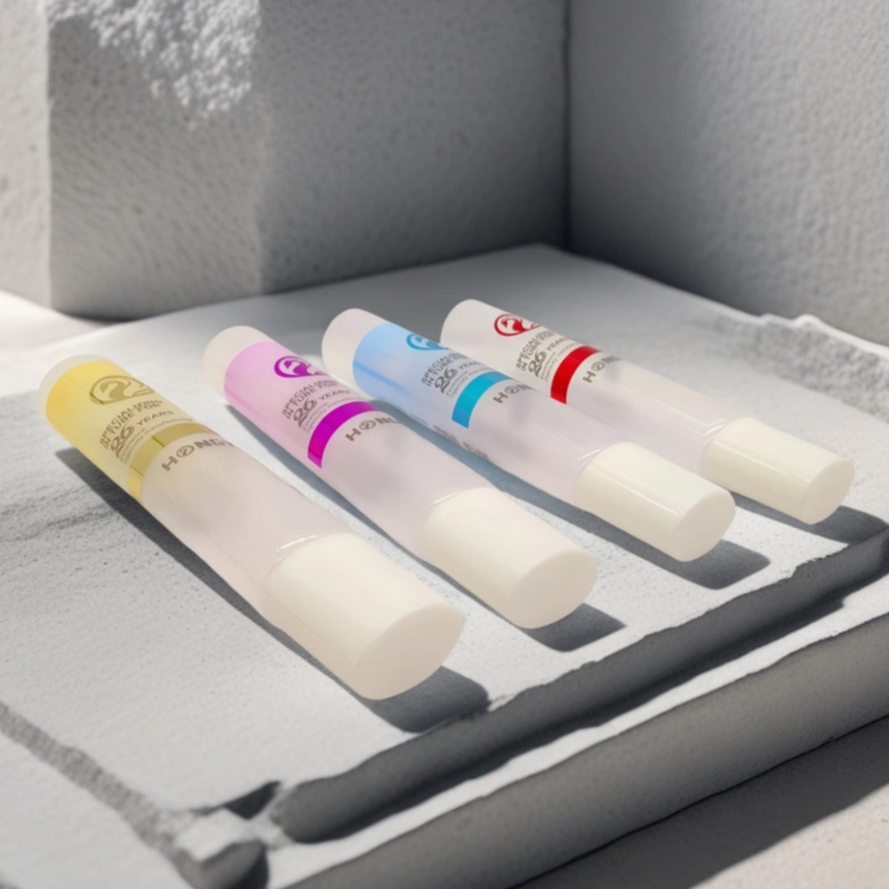 22 Transparent, Detachable, Pointed Tip, Oval-Shaped Tube