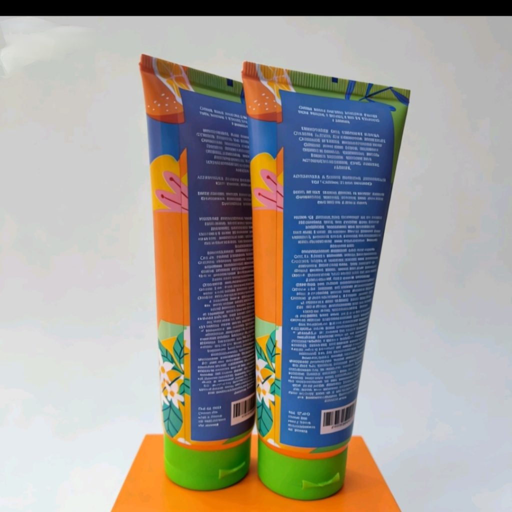 Orange Color PE Soft Tube Packaging