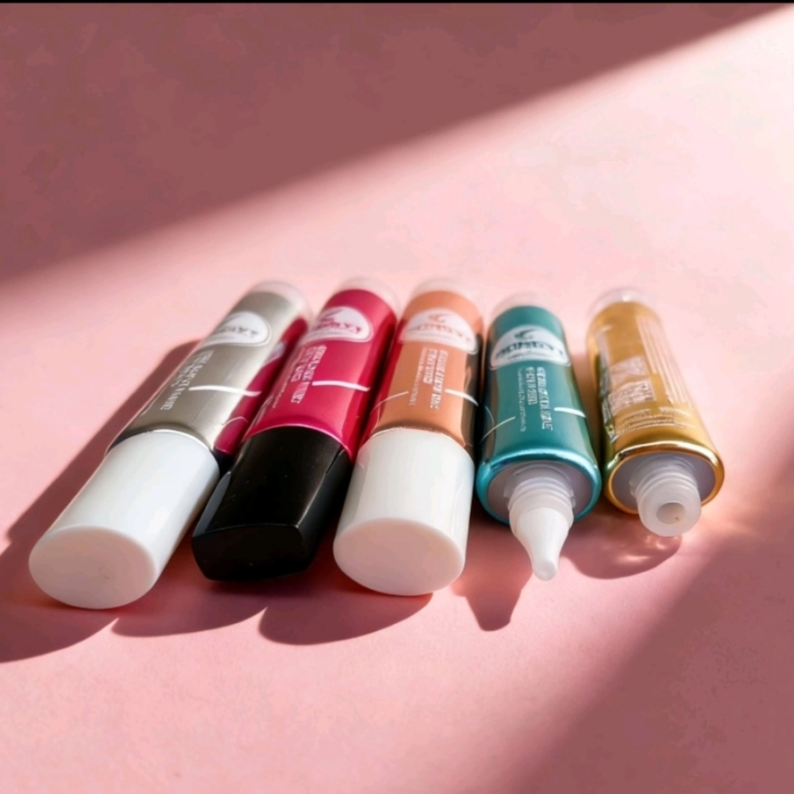 heat-transfer silk-screening process, PE transparent oval-shaped soft tube