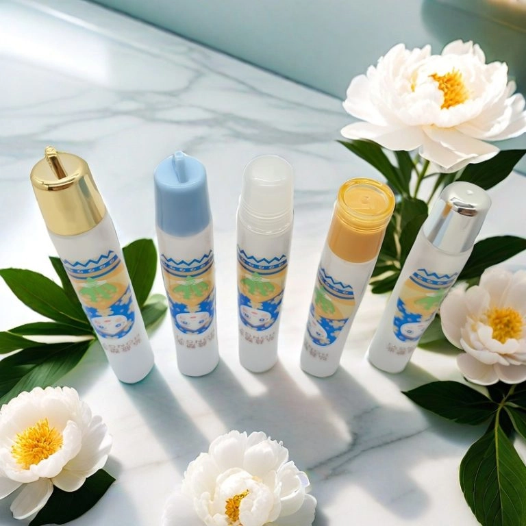 roll-on cosmetic tubes