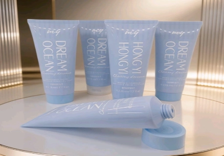 PE, light blue, large capacity, dispensing soft tube